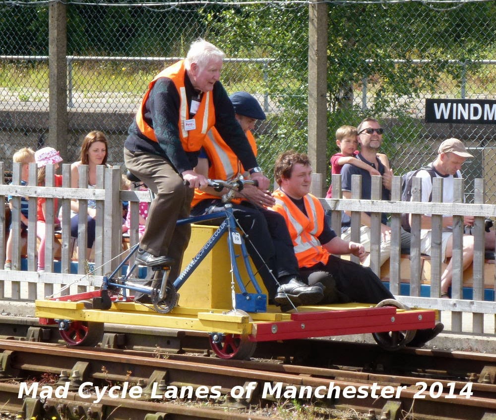 Mad Cycle Lanes of Manchester Rail Bikes & Velocipedes