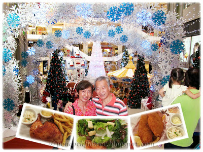 2013 Christmas decor at the atrium of Pavilion KL Shopping Mall and lunch at Morganfield's