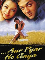 Aishwarya Rai first movie Aur Pyar Ho gaya poster