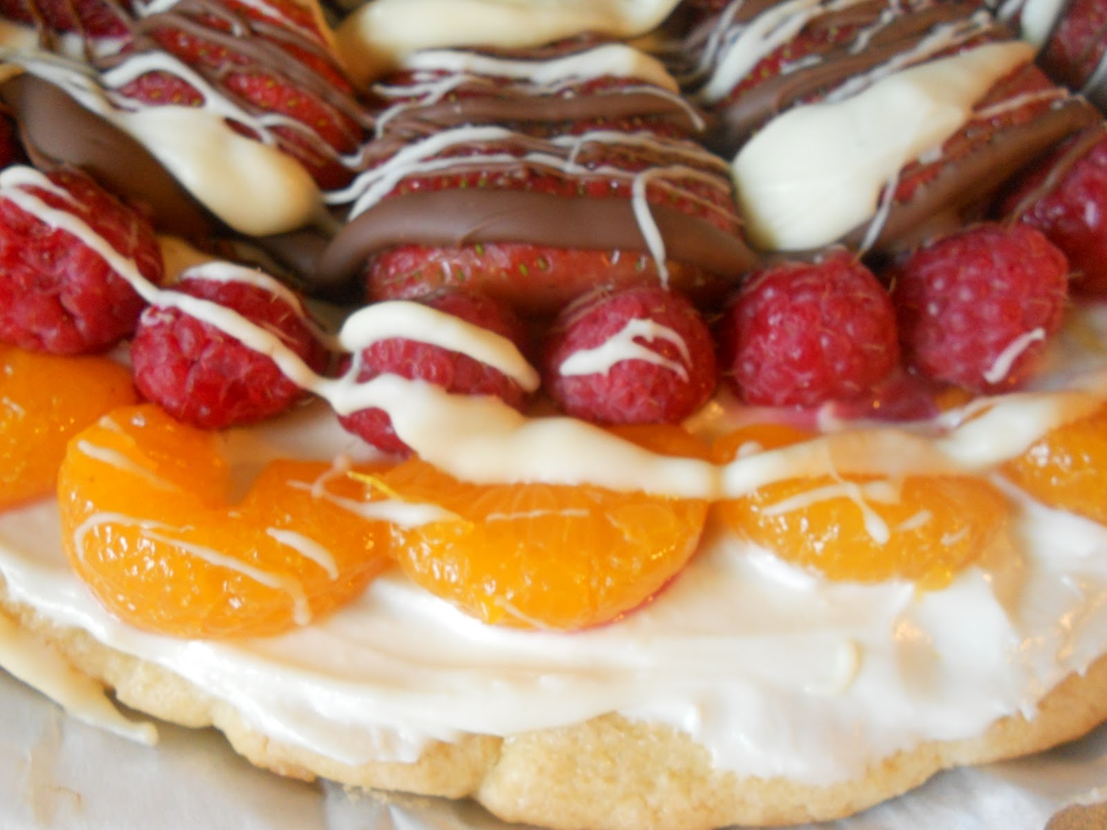 Sister See Sister Do Tasty Tuesday Chocolate Dipped Fruit Pizza