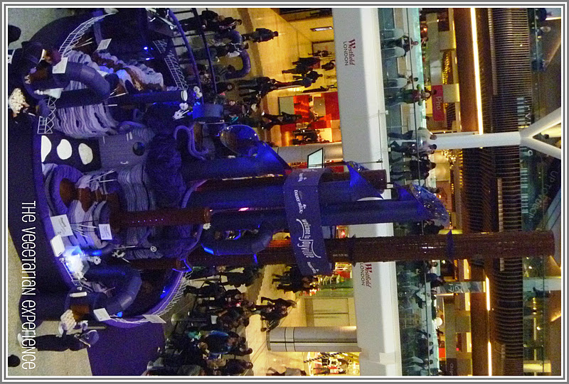 The Vegetarian Experience Cadburys Joyville Chocolate Fountain
