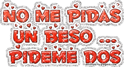 Resultado de imagen de beso gif animado