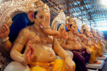 Ganesh Festival 2013 Wallpapers,Idols, Murthy