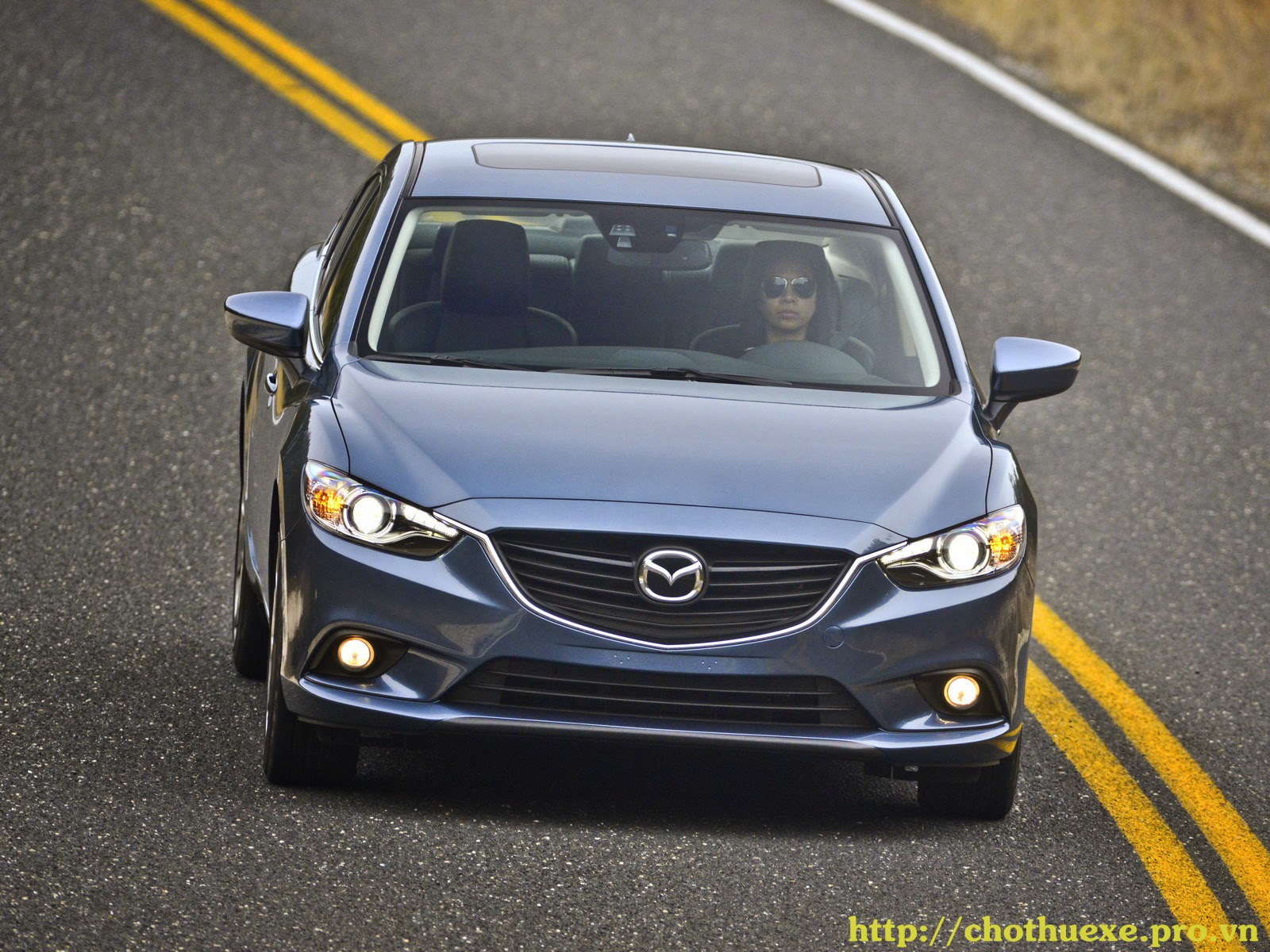 Xe Mazda 6 25AT 2014  Trắng