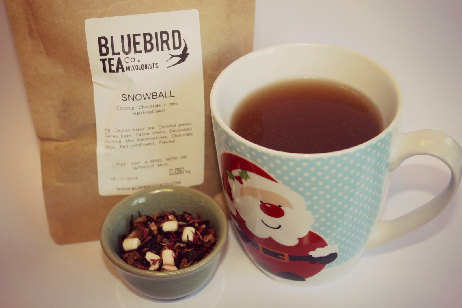 Bluebird Christmas Tea Snowball Christmas Teas