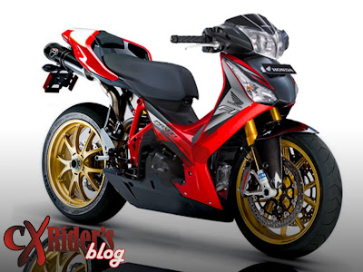 motor honda supra x 125 modifikasi