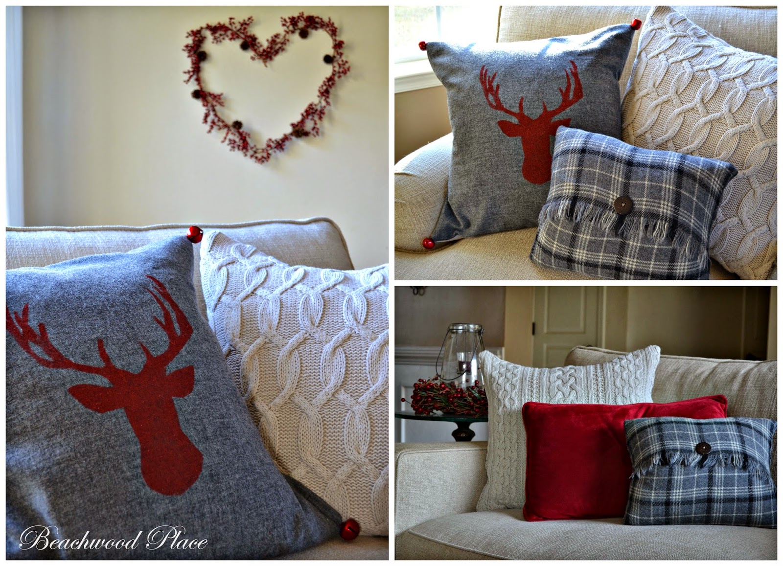 Beachwood Place Diy Christmas Pillows