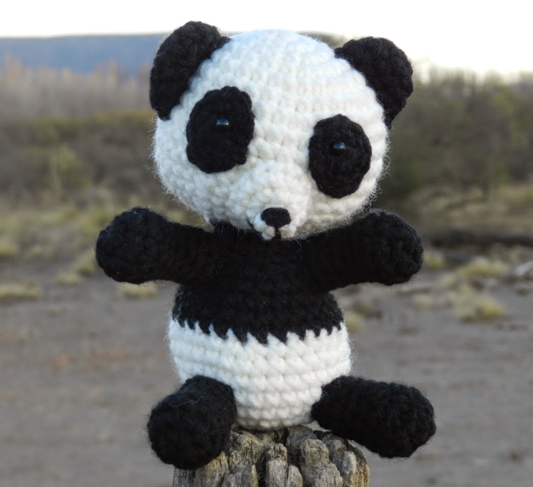 daxa rabalea: Oso Panda amigurumi