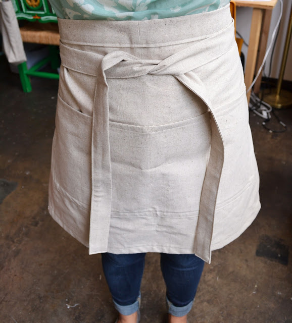 The Professor's Blog DIY Half Apron Sewing Tutorial
