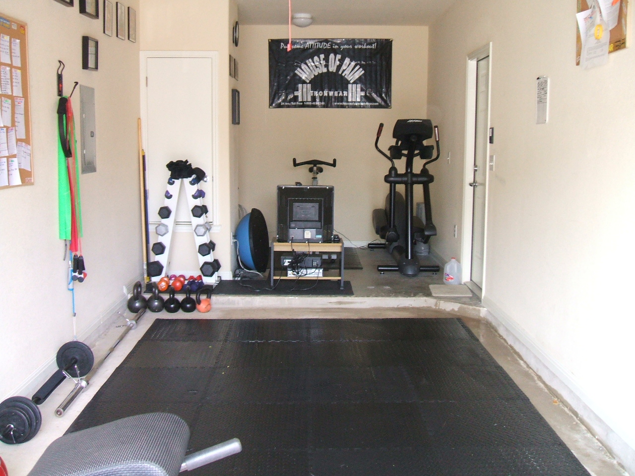 The Fitness Journey of FitGirlATX My Garage Gym Makeover