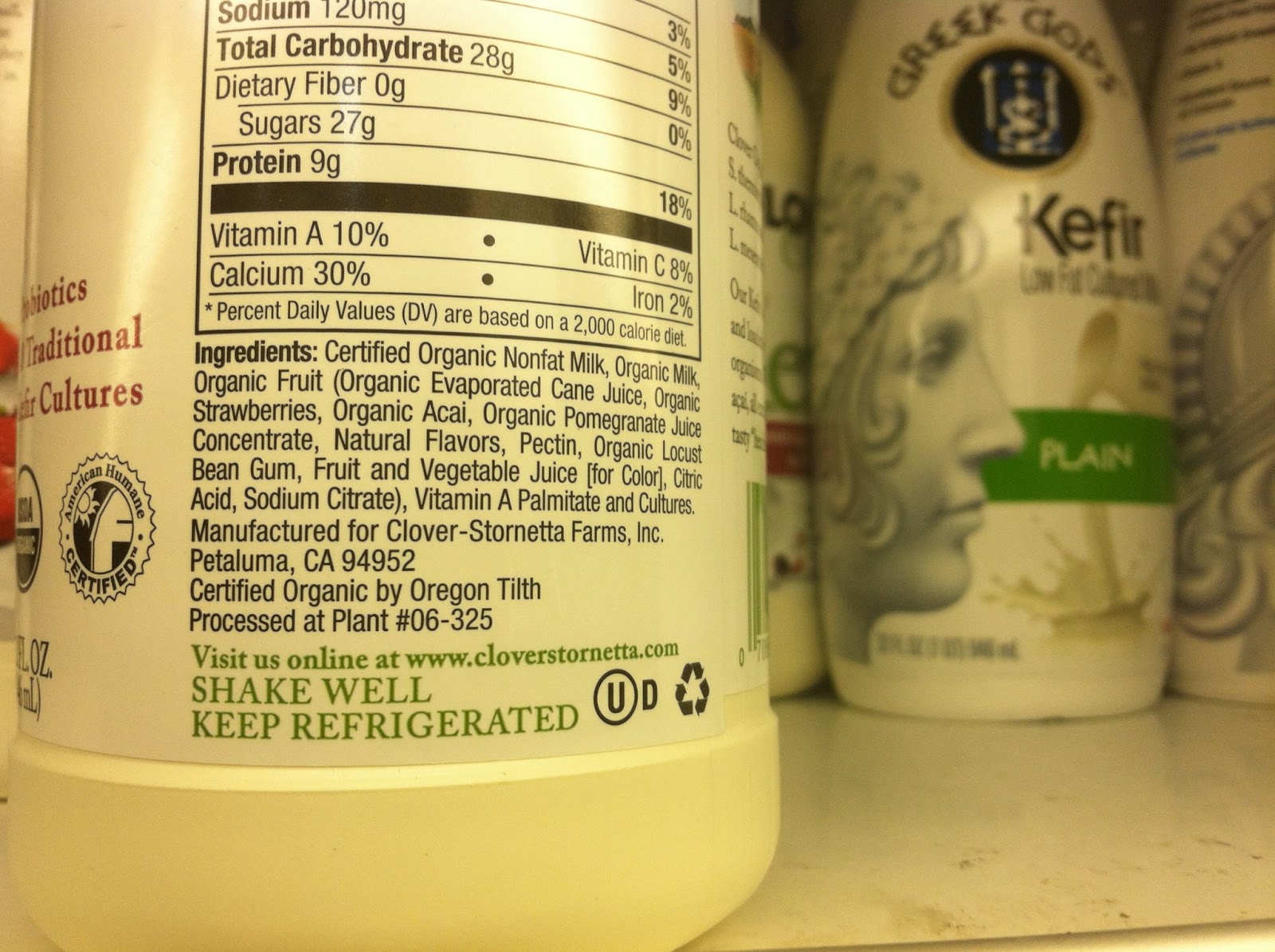 Pure Pursuit Raw Strawberry Kefir