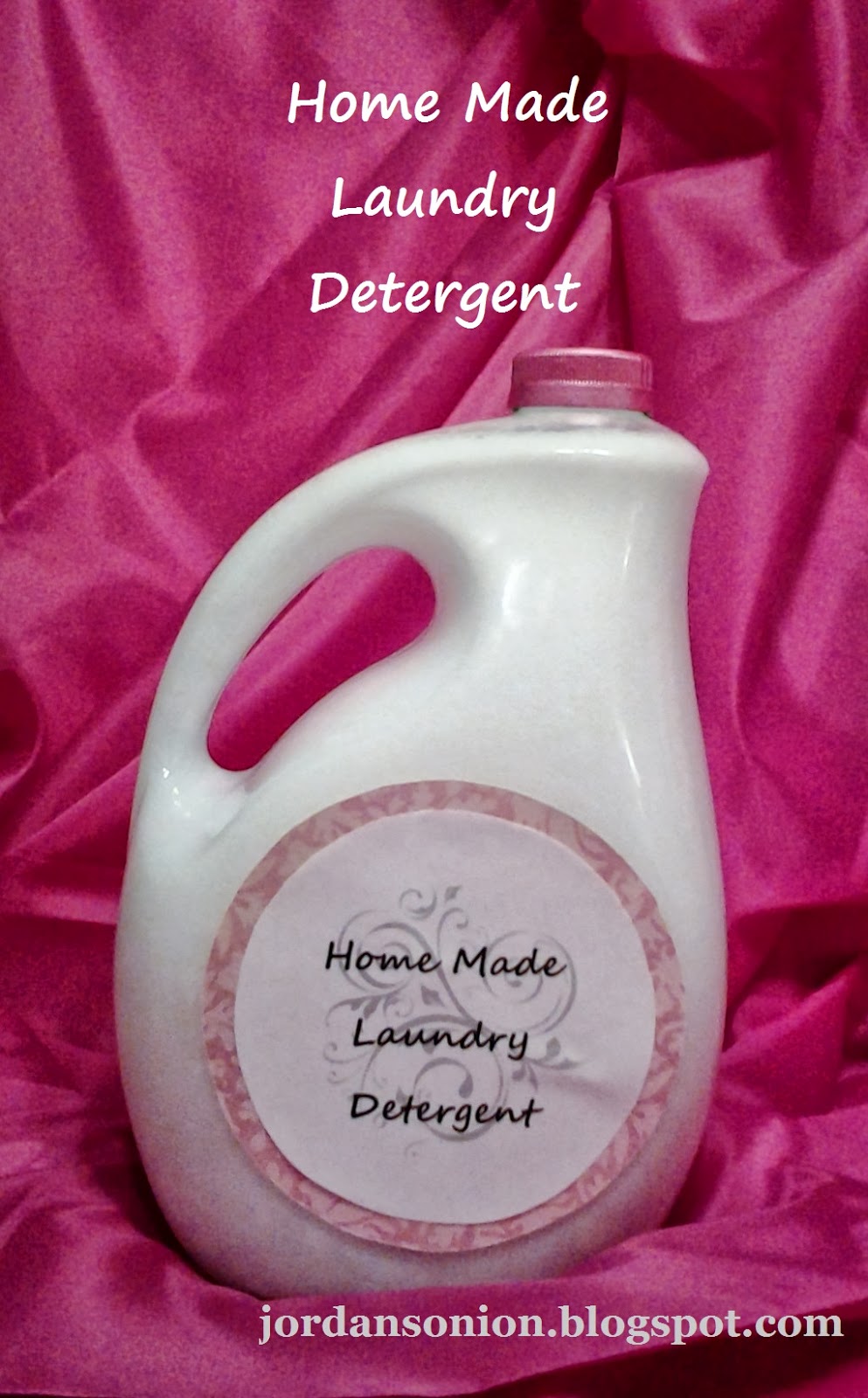 Home Made Laundry Detergent Jordan's Easy Entertaining