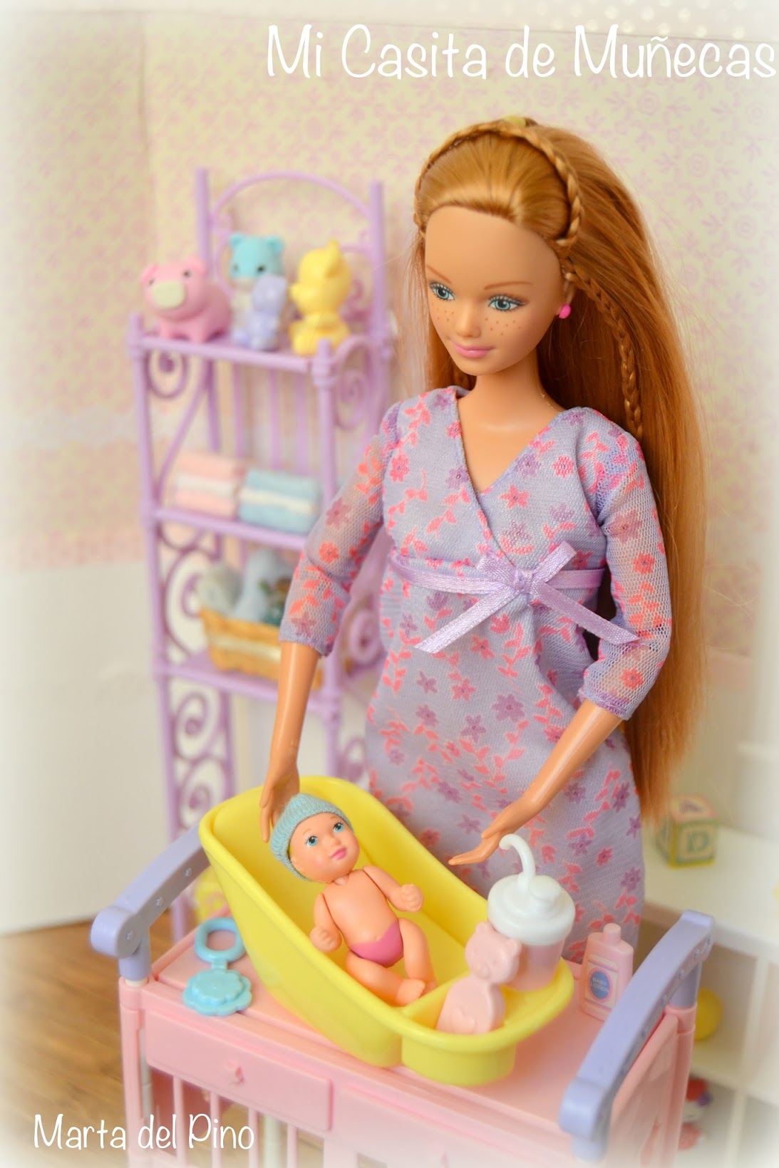 Barbie Midge Happy Family, embarazada, pregnant, bebe, Marta del Pino, Mi Casita de Muñecas