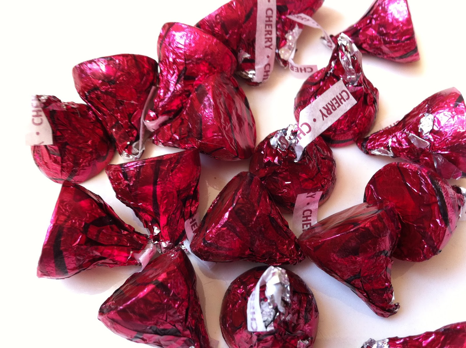 Obsessive Sweets Valentine's RoundUp Hershey's Kisses Cherry Cordial