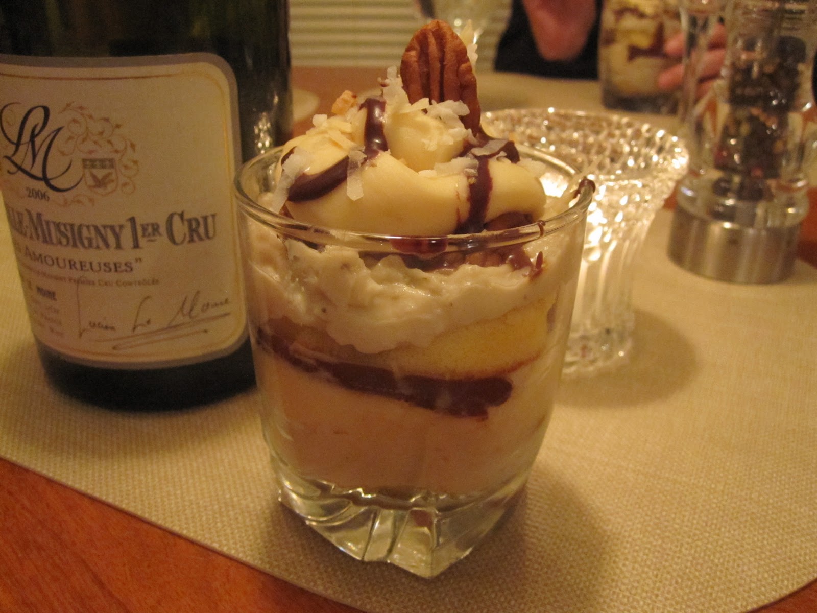 tdb Rum and Caramel Banana Cream Trifle