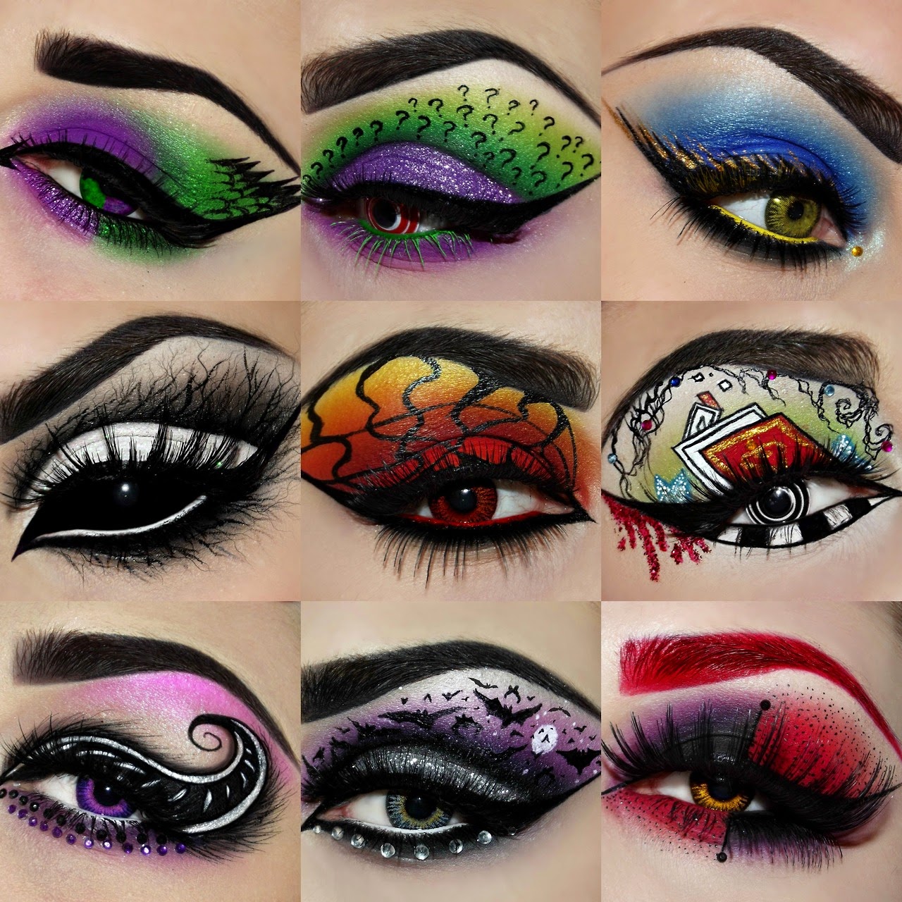 Make Art Design : Maquillaje moderno para halloween