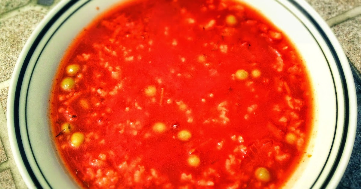 The Singing Fork Provencal Tomato Soup with Green Beans and Rice