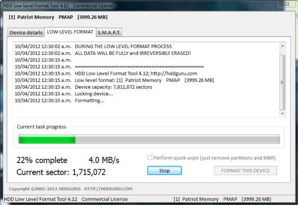 cara mengatasi flashdisk yang tidak bisa diformat sahroni saja patriot low level format tool download