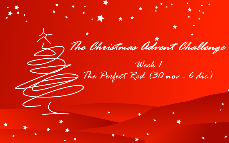 The Christmas Advent Challenge - The Perfect Red sfondo week 1 The Christmas Advent Challenge The Perfect Red