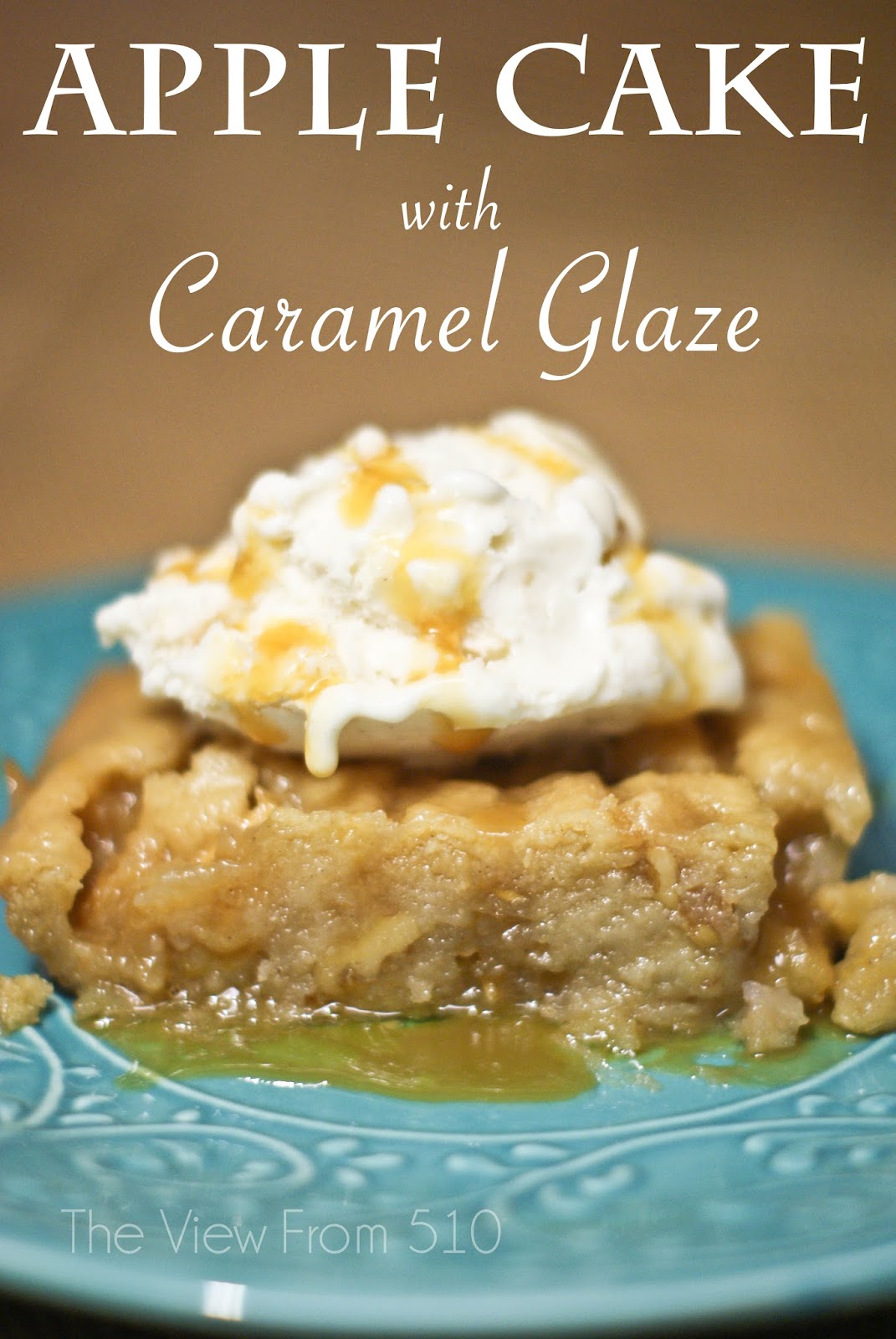 Apple Cake with Caramel Glaze Recipe Wholehearted Finishing