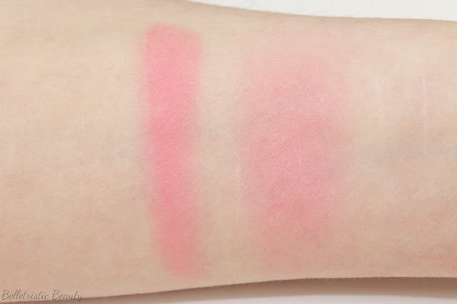 Dior Corail Bagatelle Diorblush swatches with forced flash in studio lighting Dior Corail Coral Bagatelle 763 Diorblush Trianon Edition Vibrant Color Powder Blush swatches with forced flash in studio lighting