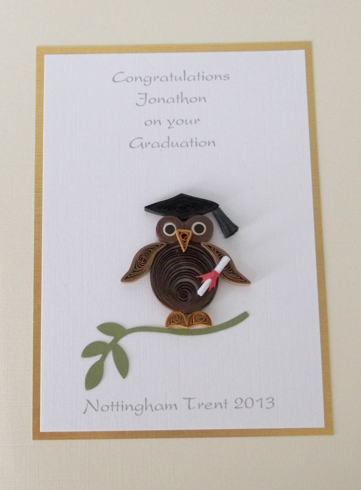 Paper Daisy Cards Quilled graduation cards