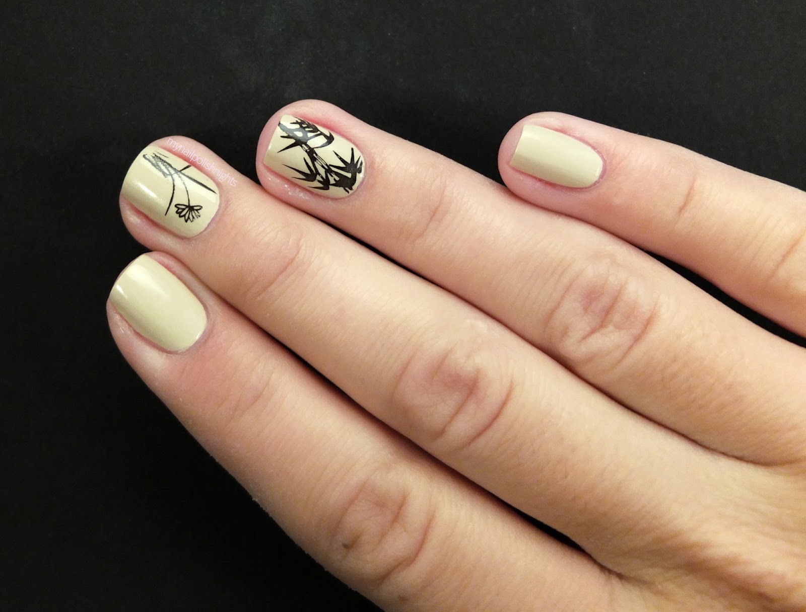 My Nail Polish Nights Eastern style nail art with OPI You're so vanilla