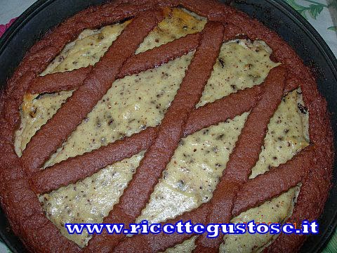 crostata al cacao con ricotta e cioccolato