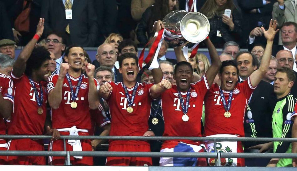 El grito de la expresión La tercera es la vencida para el Bayern Munich