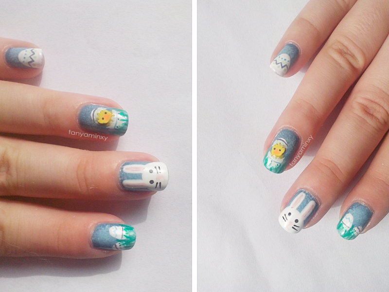 tanyaminxy Matching Manicures: Easter Nails