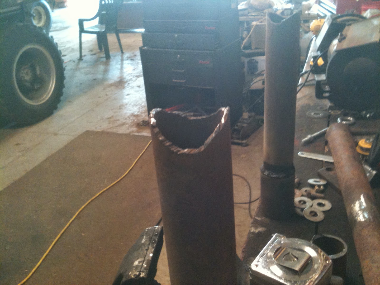 Watch Out For The Bull Building Pipe Fence The Simple Little Tool