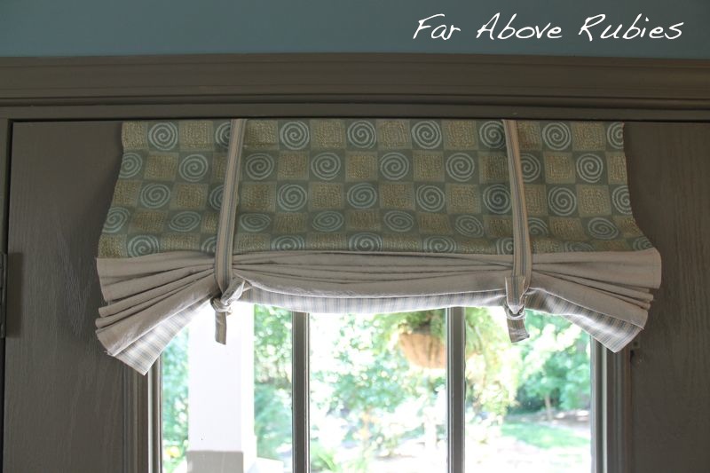 Far Above Rubies Making window shades