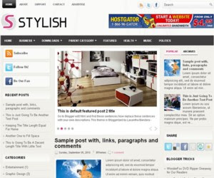 Stylish Blogger Template