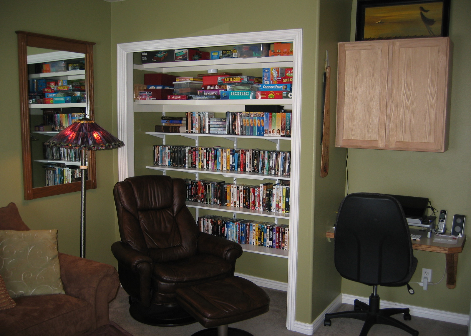 Pink Cookies with Sprinkles Bedroom turned into TV room...