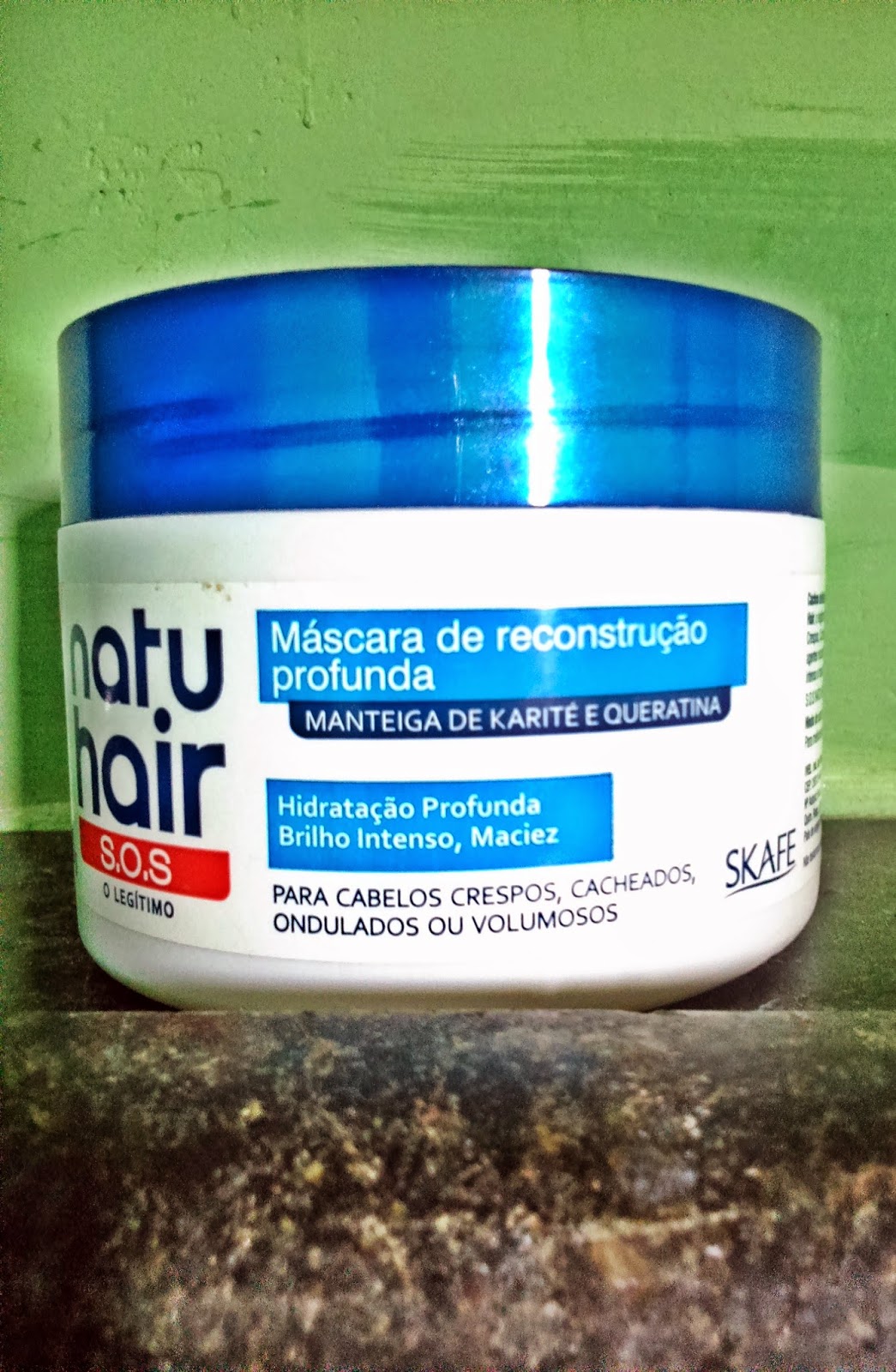Graciedetudoumpouco Máscara de Reconstrução Profunda SOS Natu Hair