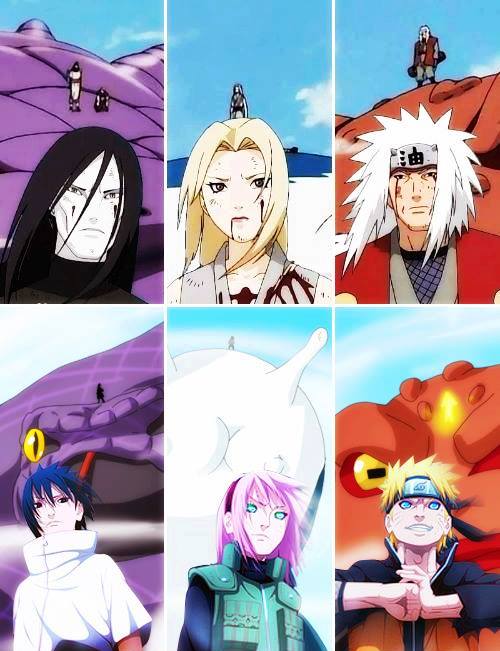 Desenhando 0 Naruto, Sasuke e Sakura (Jiraiya, Orochimaru e Tsunade) 