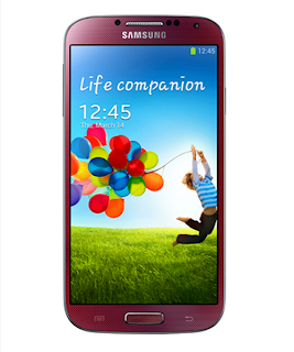 Samsung Galaxy S4 Red Aurora