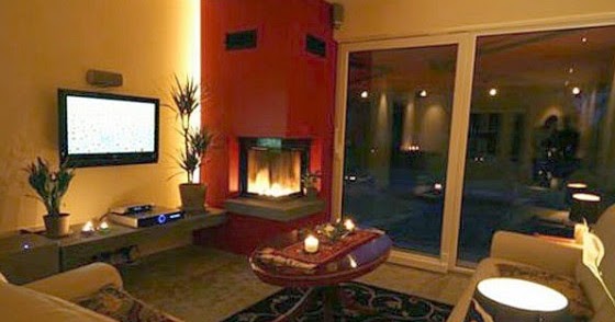 10 Salas con chimenea - Colores en Casa