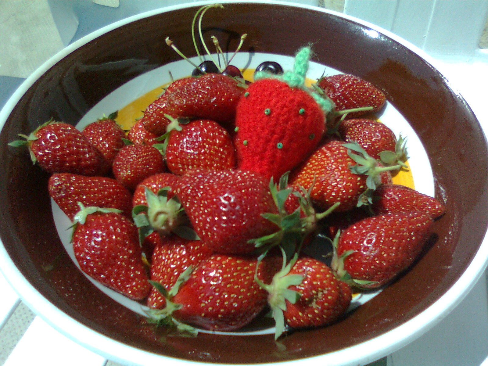 Il blog di Laura: Fragole vere e fragole... alluncinetto ...