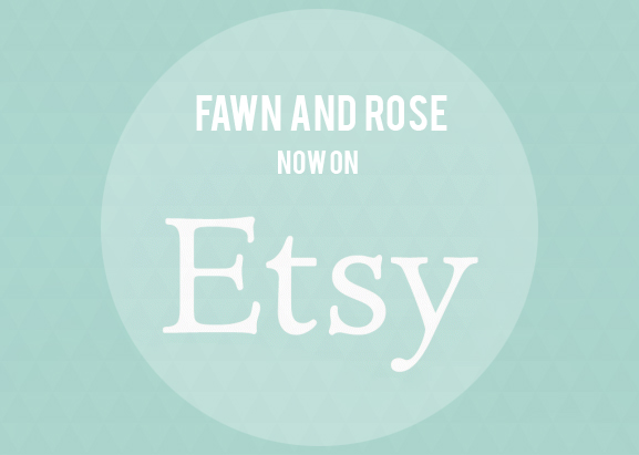 Fawn and Rose Jewellery Now on Etsy