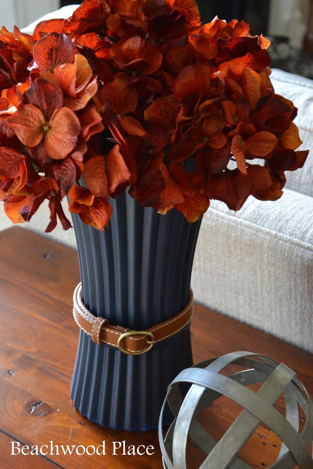 Beachwood Place Fall Mantle/ DIY Fall Vase