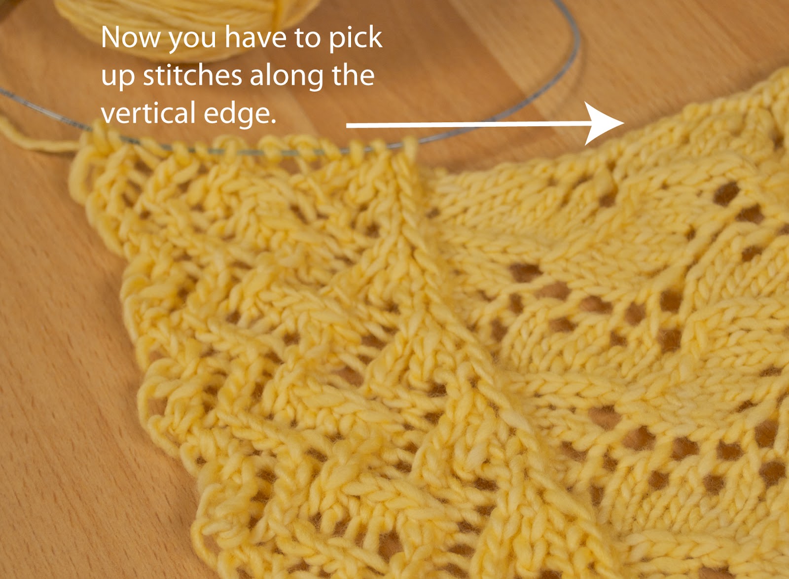 AndreaKnits: Attached Lace Edging Tutorial Part 2