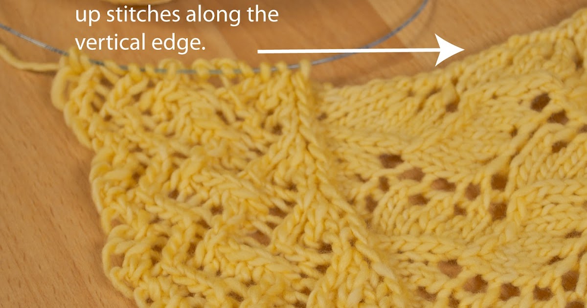 AndreaKnits: Attached Lace Edging Tutorial Part 2