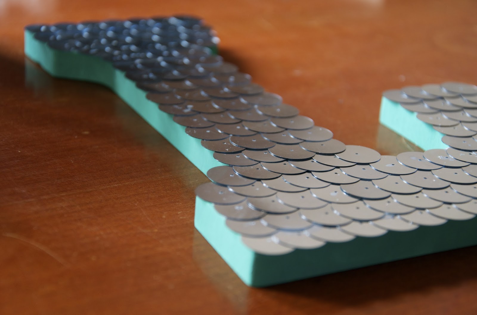 Lynsey Crafts DIY Sequin Letter