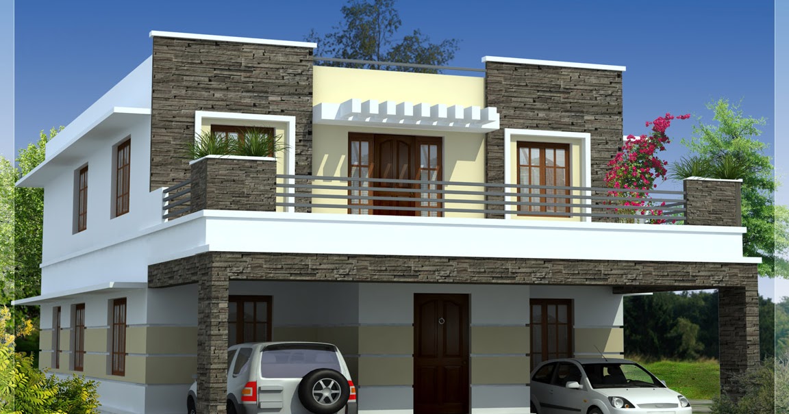 New Home Design: House Plans: Simple Elevation of House