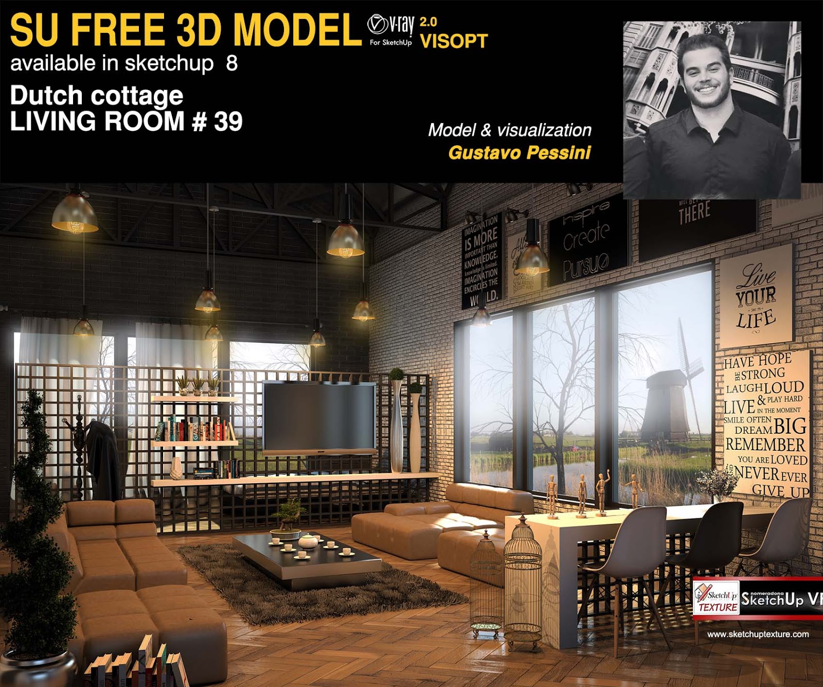 SKETCHUP TEXTURE: SKETCHUP MODEL LIVING ROOM SKETCHUP TEXTURE: SKETCHUP MODEL LIVING ROOM