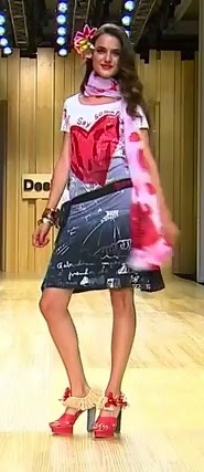 Pattern Design and Trends Color For Spring Summer 2015, Barcelona Full Show - Desigual Pattern Design and Trends Color 2015