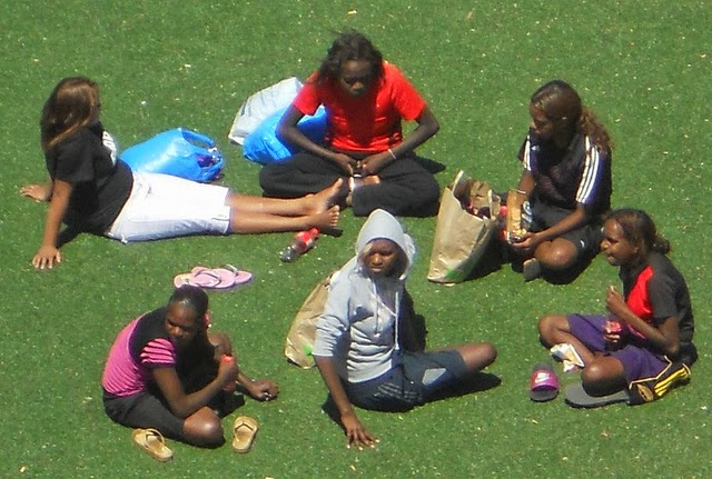 Aborigines And Melanesians Naturally Blonde Hair And Dark Skin