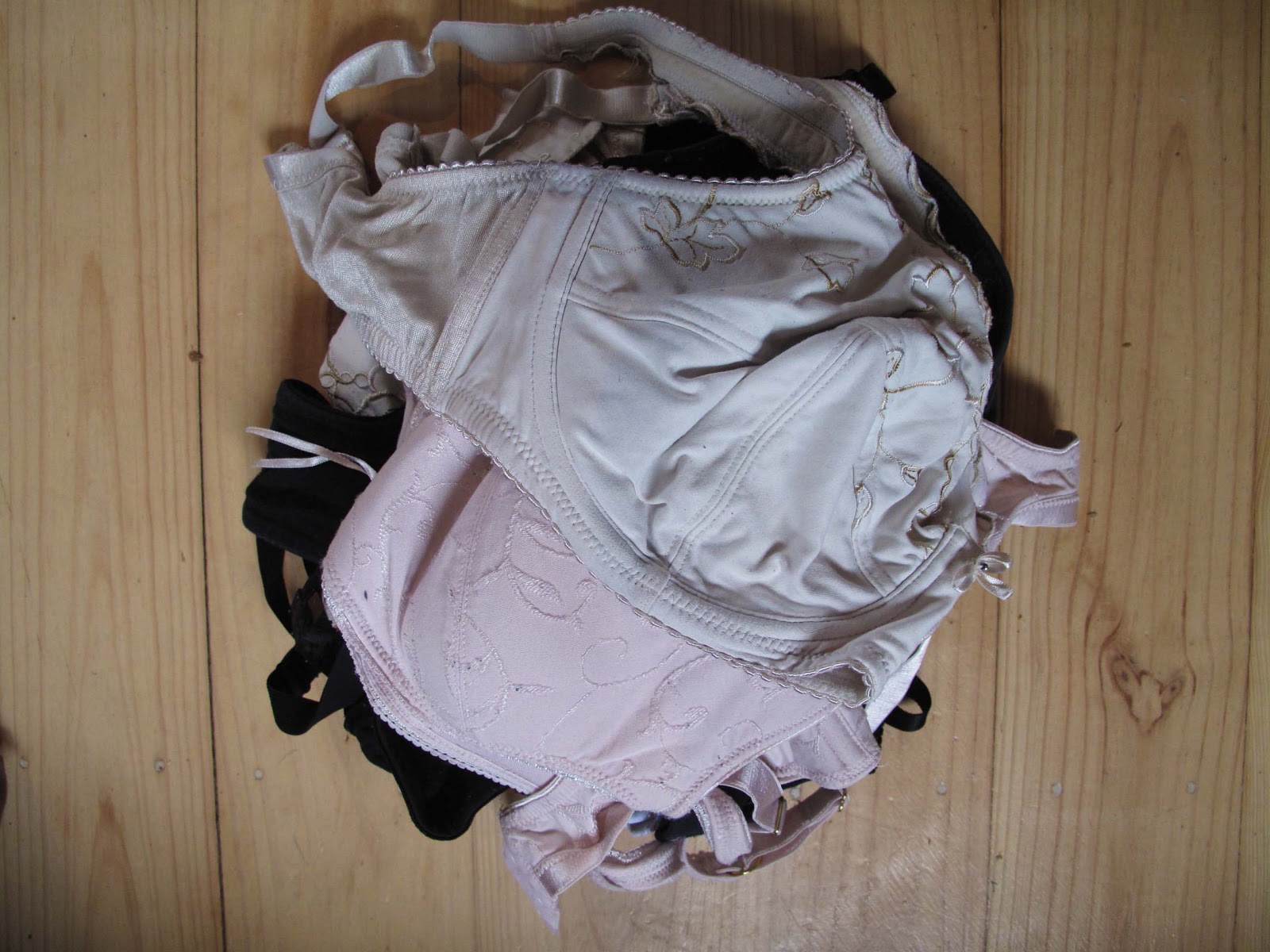 Fashion.Music.Cake.Life. That tatty old BRA.