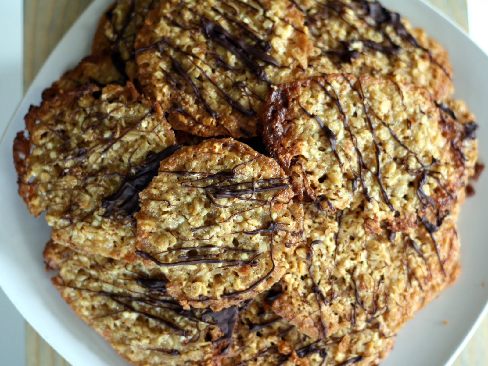 AlmondOat Lace Cookies Recipe — Dishmaps